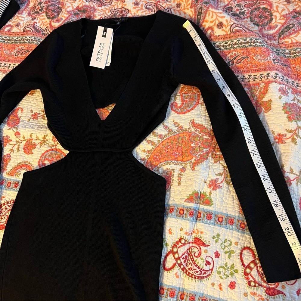 Dynamite Rehab Black‎ Cutout Long Sleeve Size P/S - Picture 15 of 15